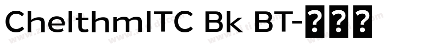 ChelthmITC Bk BT字体转换